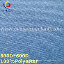 PVC Plain Coating Polyester Oxford Fabric pour sac textile (GLLML305)